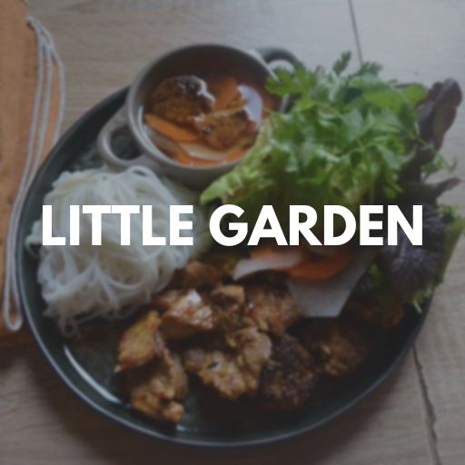 Little garden restaurant's logo